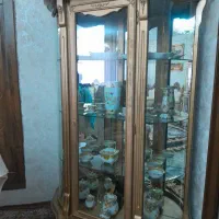 بوفه طلایی چوب