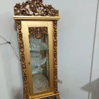 ویترین طلایی ۳طبقه وفانوس طلایی ۳ عددی