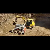 بابکت مینی بیل حمل نخاله مصالح در کل کرج