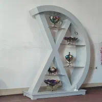 بوفه ویترین چوبی بزرگ