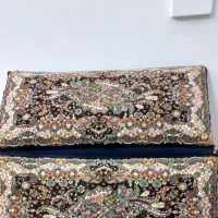دوعدد پشتی قالینی نو