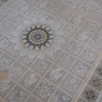فرش ۹متر جفت  طوسی درحد نو