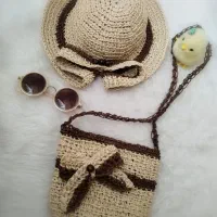 کیف و کلاه دخترونه رافیا
