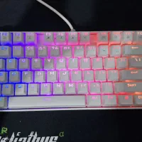 کیبورد Redragon K552 kumara rgb سفید