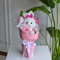 دسته گل عروسکی