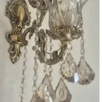 دوعدد دیوارکوب برنزی در حد