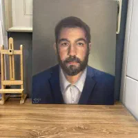 قبول سفارش پرتره با تکنیک رنگ روغن