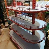 قفسه خوراکی وسط. گرد