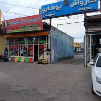 فروش گاراژ و دو دهنه مغازه در جاده ترانزیت
