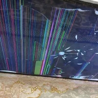 تلویزون پنل شکسته