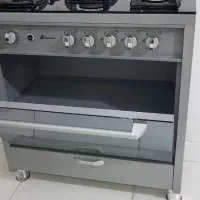 اجاق گاز ۵شعله آتشکر صفحه شیشه ای اجاق ها چدن