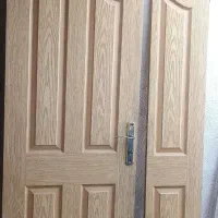 درب دولنگه چوبی شیک سالم