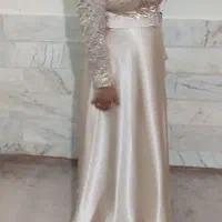پیراهن مجلسی ساتن درحدنو