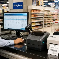 لیبل پرینتر حرارتی/ label printer / زبرا Zebra