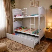 تخت دوطبقه مدل فلزی کد80