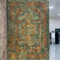 فرش مدل گلوریا/با الیاف باکیفیت با دوام  رنگ ثابت