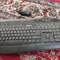 کیبورد سیمی همراه با ماوس مدل پرفکت