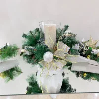 ۳ عدد گلدان و شکلات خوری کریسمس