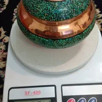 قندون مسی با نقش فیروزه