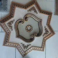 گل سقفی و دور لوستری