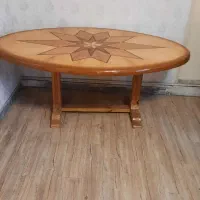 میز ناهار خوری شش نفره چوبی