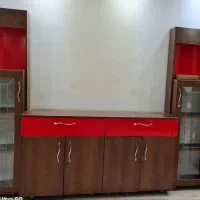 **میز تلویزیون و ویترین کامل**
