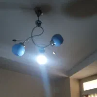 لوستر حباب آبی