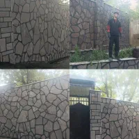 نصب دیوارهای باغی ویلا و محوطه سازی طراحی کف