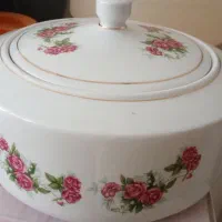 سوپ خوری چینی گل سرخ