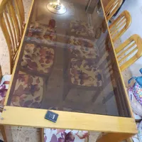 میز ناهار خوری ۱۰نفره کاملا سالم در حد نو