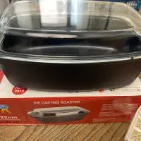 ماهیتابه مرغ و ماهی چدنی