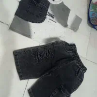 ست تیشرت شلوارک پسرانه