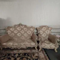 مبل ۷ نفره همراه تخت و پاتختی