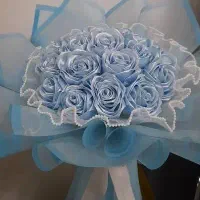 گل روبانی دسته گل کادویی