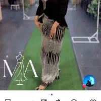 لباس مجلسی سنگ دوزی