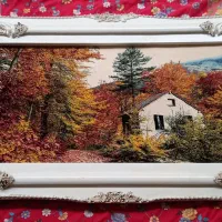 تابلو فرش دیواری منظره