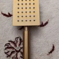 سردوش حمام دو عدد (مربعی‌طلایی و تلفنی۳حالته)