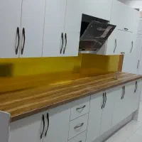 کابینت آماده ام دی اف سفید /طوسی