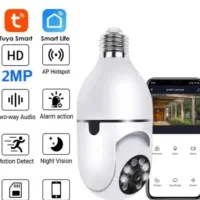 دوربین مداربسته چرخشی مدل لامپی کد V380