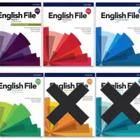 فروش تک و کامل ۴جلد مجموعه کتاب های English file
