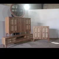 ست میز تلویزیون آینه کنسول جاکفشی