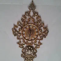 ساعت دیواری برنج قدیمی