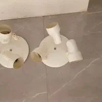 لوستر فلزی ۳ شاخه ای