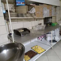 میز کار بزرگ دوطبقه روکش آلومینیوم