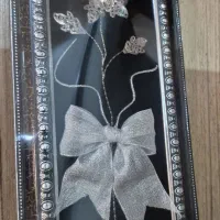 قاب گل نقره