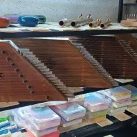 سنتور چهارمهر رستمی(تولیدی سنتور چوب گردو پیانویی)