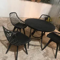 میز صندلی پلاستیکی