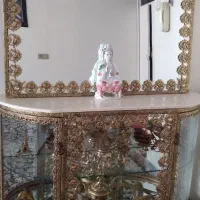 اینه کنسول برنجی