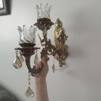لوستر چهار شاخه ( هشت شعله) و دیوارکوب ست