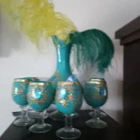 ظروف دکوری فیروزه ای